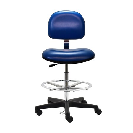 INDUSTRIAL SEATING INC. PL10-VCON-BLUE-411
